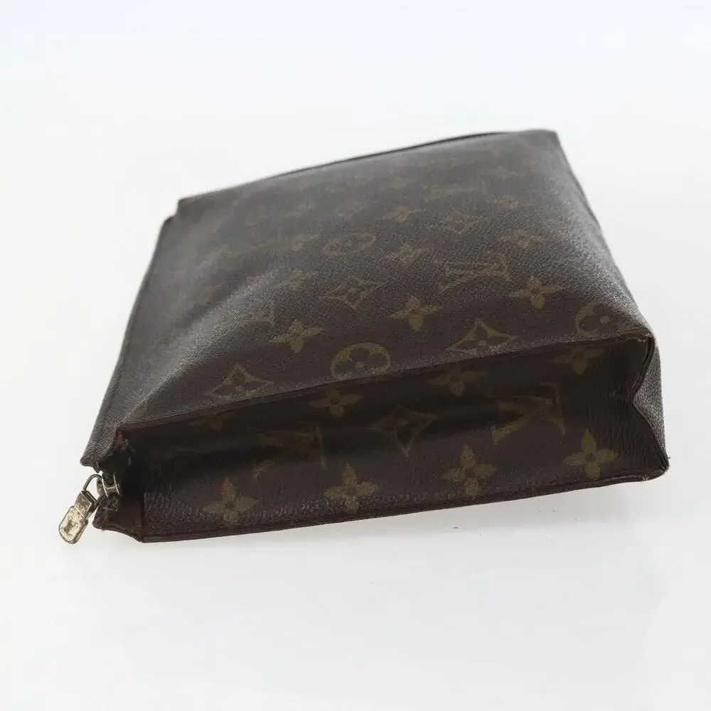Louis Vuitton Monogram Poche Toilette 26 Pouch Brown